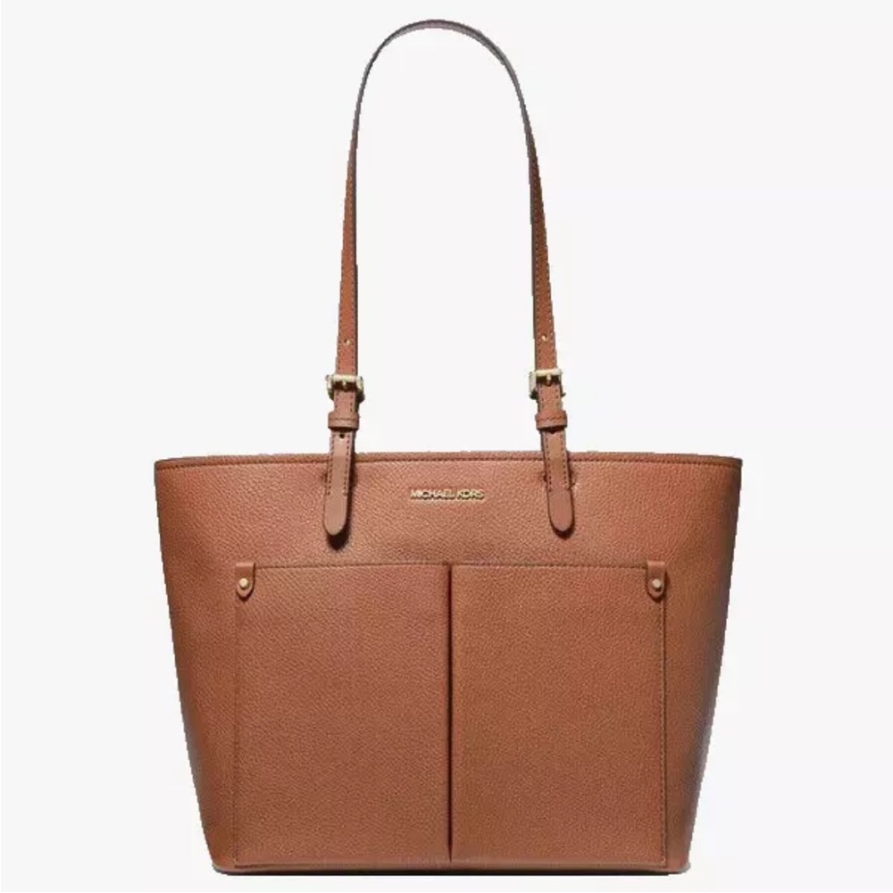 New Michael Kors Jet Set Travel Medium Double Pocket Tote Luggage